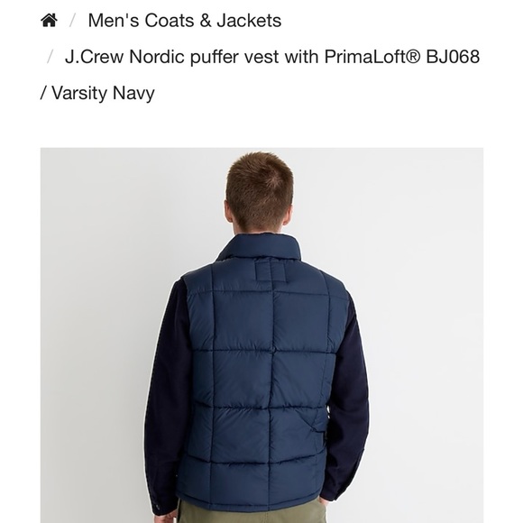 NEW JCREW Nordic Puffer Vest - Picture 2 of 3